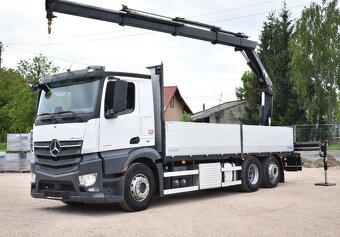 Mercedes-Benz Antos 2548 - 6x2 - Valník+HR-HIAB XS 144 HIDUO - 7