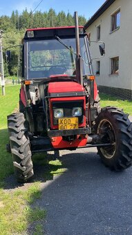TRAKTOR ZETOR 7745 PO GO + NAKLADAČ + PLUH + VALNÍK - 7
