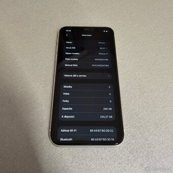 iPhone 11 256GB bílý, 100% baterie, rok záruka - 7