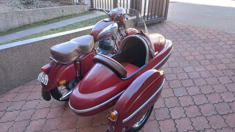 Jawa 350/354-06 kývačka rok 63+ sidecar - 7