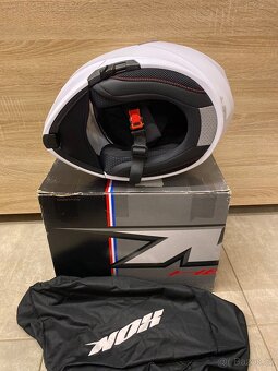 Výklopná helma na motorku NOX N960, vel. L - 7