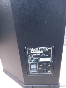 Prodám Bedny Behringer Euro live 1520 PRO 1200-WATT - 7