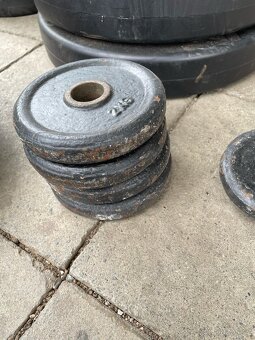 Činky a závaží 150kg - 7