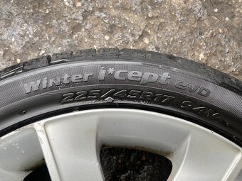 Original ALU kola BMW 17" 7J EH2 + zimní pneu 225/45/R17 - 7