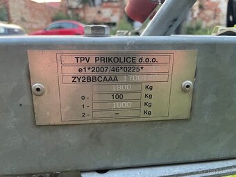 Lodní přívěs TPV 1800 kg - 7