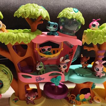 LPS stromový domeček spoustu zvířátek a doplňky - 7