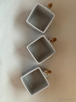 Stará čínská čajová souprava- modrobílé barvy. - 7