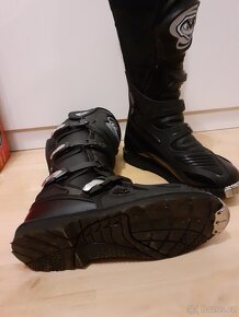 Zánovní motocrossové boty S8P Madhead, velikost 43, černé, j - 7
