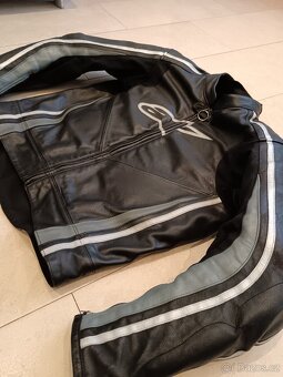 Alpinestars Octane-Pánská kožená moto kombinéza, dvoudílná - 7