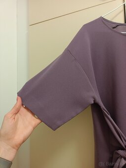 Fialové elegantní šaty - 7