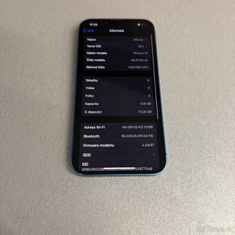 iPhone 13 128GB modrý, pěkný stav, 12 měsíců záruka - 7