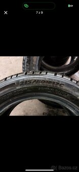 Prodám 215/60r17c Michelin Agilis letní dneu 8,5mm - 7