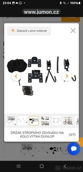 Stropní držák /výtah na kolo dunlop - 7