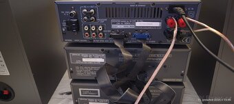 Věž Denon funkční , ale část k menšímu Servisu - 7