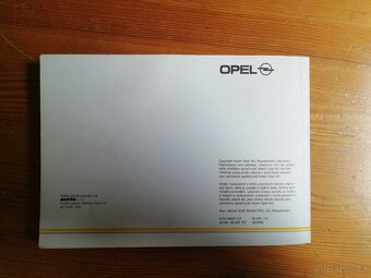 Příručka OPREL, Zafira A - 7