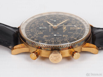 Breitling Navitimer 806 Chronograf 18k zlato ručně vinuté Ve - 7