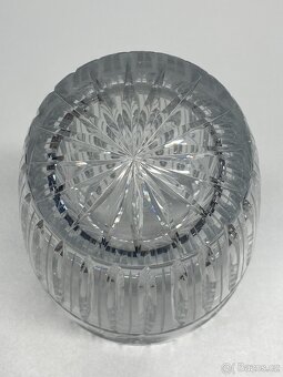 váza velká křišťálová váza broušená sklárna poděbrady - 7