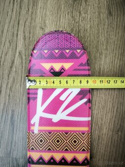 Prodám dětské lyže K2 76 s botami - 7