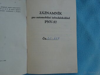 Noktovizor - noční vidění PNV-57 z vybavení ČSLA - 7