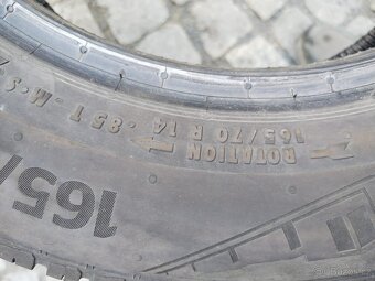 165/70/14 letni pneu HANKOOK a CONTI 165/70 R14 - 7