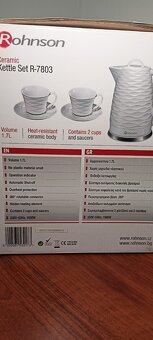 Rychlovarná keramické  konvice - 7