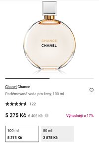 Parfém_Chanel Chance 100 ml - 7
