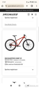 Specialized Rockhopper comp 29" vel.M - TOP STAV - 7