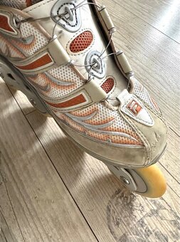 Kolečkové/inline brusle Fila, utahovací kolečko Atop, vel.38 - 7