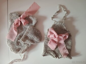 Sada oblečků na newborn foto - 7