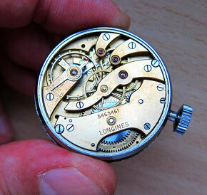 První československé pilotní letecké hodinky LONGINES + box - 7