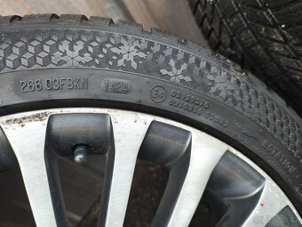 Orig Škoda SIRIUS 5x112 235/45 R18 + zánovní zimní Contiky - 7