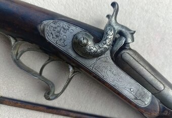 Prodám historickou perkusní brokovnici cca.1840 - 7