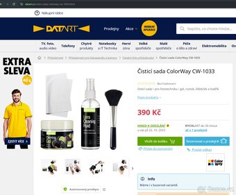Nová nepoužitá čistící sada na fotoaparáty, objektivy čočky - 7