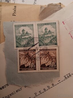 Různé dokumenty, známky, pohlednice. - 7