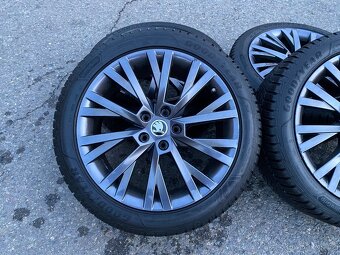 Alu kola Škoda Antares 5x112 r18,zimní pneumatiky 235/45 r18 - 7