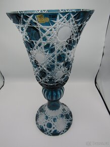 set vázy barevný křišťál ceasar crystal dekor Flake - 7