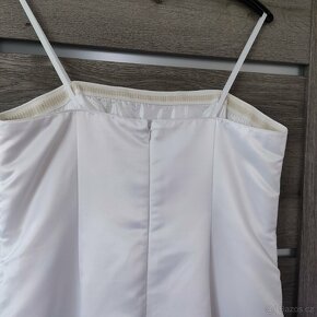 Jednoduché svatební šaty vel. 42/44 - 7