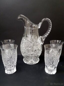 Karafa a 4x sklenice - 7