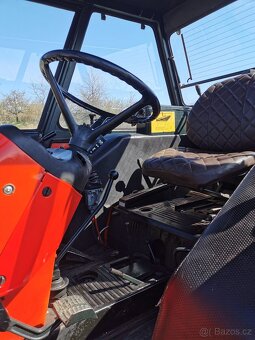 ZETOR 7245 S ČELNÍM NAKLADAČEM A SPZ - 7