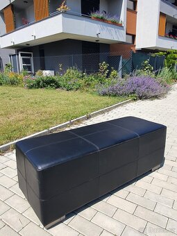 pěkný velký sedací taburet 120 cm s dopravou - 7