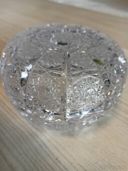 Broušené sklo miska - 7