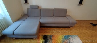 Rozkládací sedací souprava ve skvělém stavu - 7