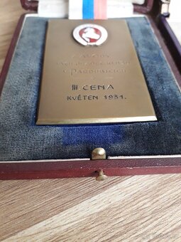 Prodam plakety v etuji vzacne mezivalecne - 7