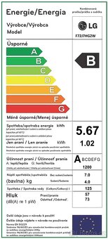 Pračka se sušičkou LG, zkrácená hloubka 45cm, SPĚCHÁ - 7