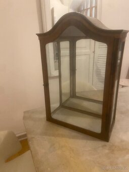 Historická závěsná skříňka Biedermeier - 7