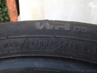 4 zimní pneu 205/55R16 Nokian WR D3 vzorek 6-7mm - 7