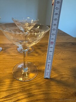 Sada broušených skleniček - 7