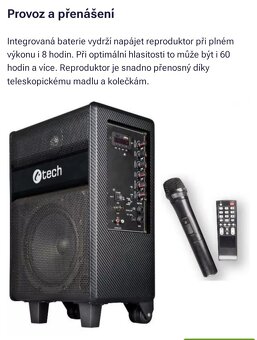 Párty reproduktor C-TECH Impressio Cappella - 7