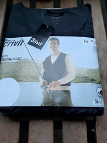 Rybářská vesta, černá barva, nová, velikost M 48/50 EUR, mno - 7