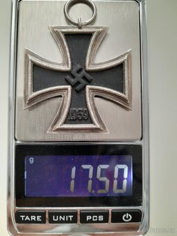 ORIGINÁLNÍ železný kříž 2. třídy 1939 WW2 - 7